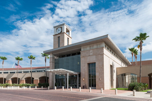 Front of the Mcallen Performing Arts Center