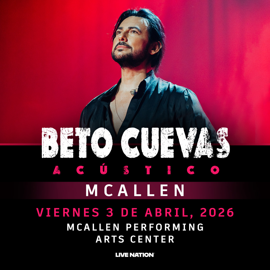 Beto Cuevas Acústico | McAllen TX – Abril 3, 2026